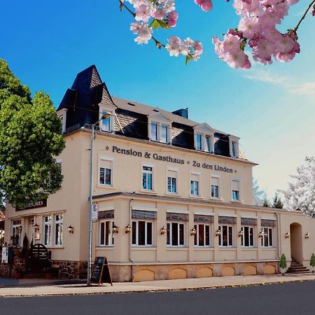 Zu Den Linden - Radebeul Pension Mit Restaurant Exterior photo